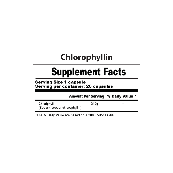 Chlorophylline Edlife 240mg Capsules